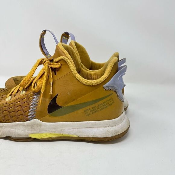Nike Lebron Witness 5 Basketball Shoes Wheat Lace-Up Youth Boys' 7Y US - Picture 3 of 14